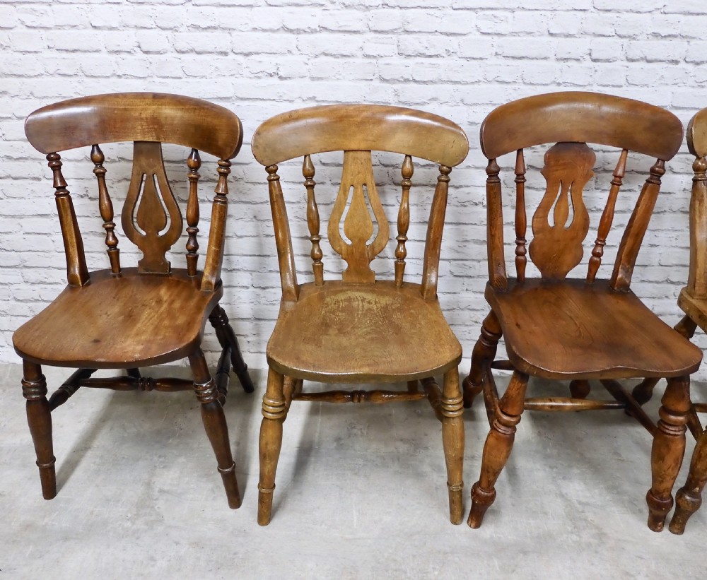 6x Windsor Kitchen Chairs View IV