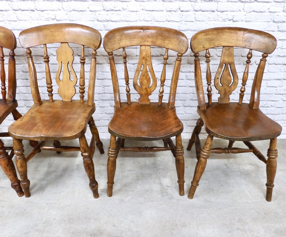6x Windsor Kitchen Chairs View V