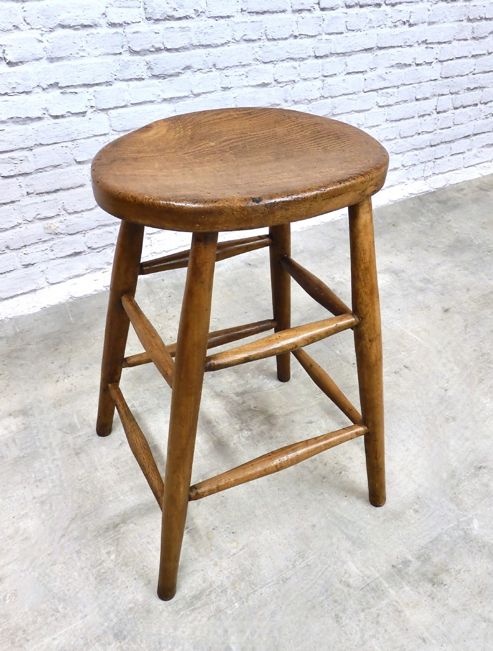 Tall Victorian Stool View IV