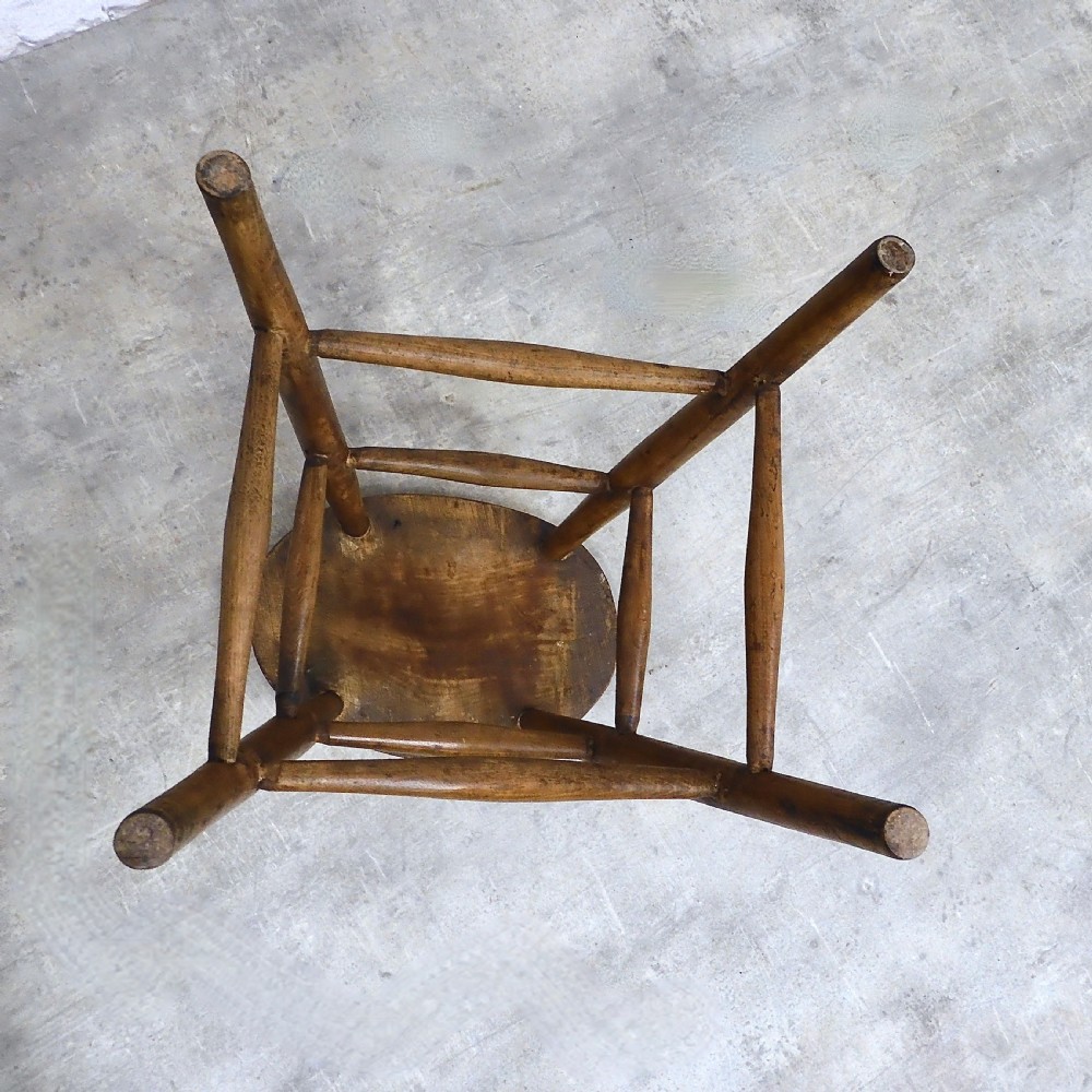 Tall Victorian Stool View V