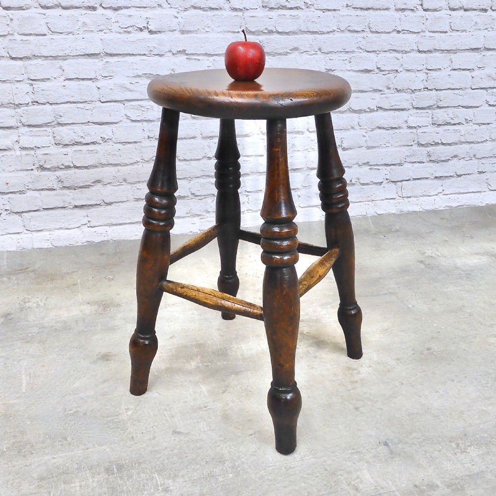 C19th Pub Stool View II