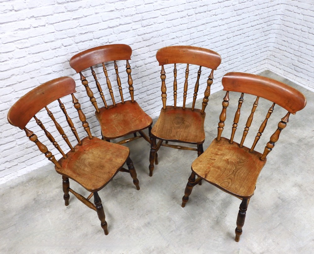 Set x4 Windsor Kitchen Chairs View IV