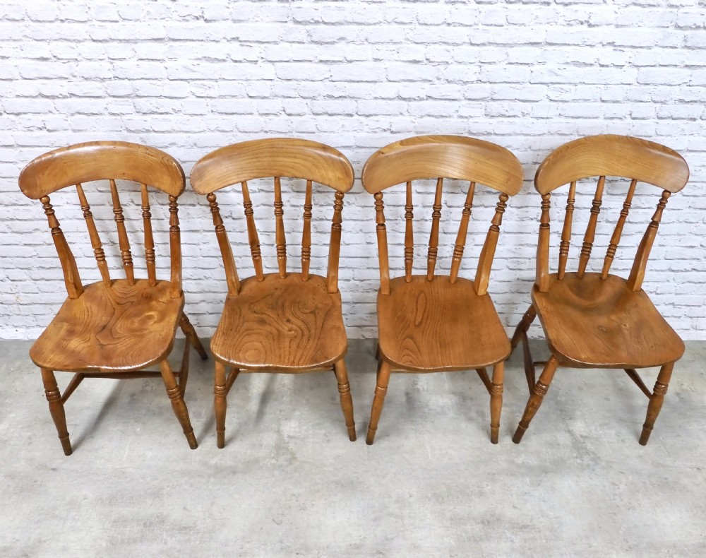 Set x4 Windsor Kitchen Chairs View III