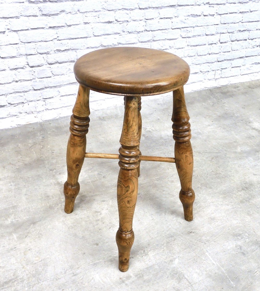 C19th Tavern Stool View III