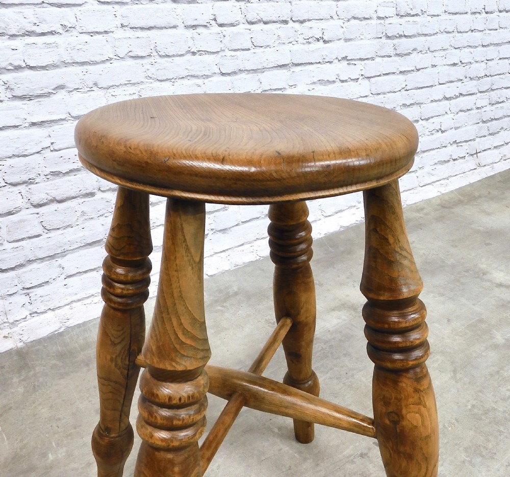 C19th Tavern Stool View IV