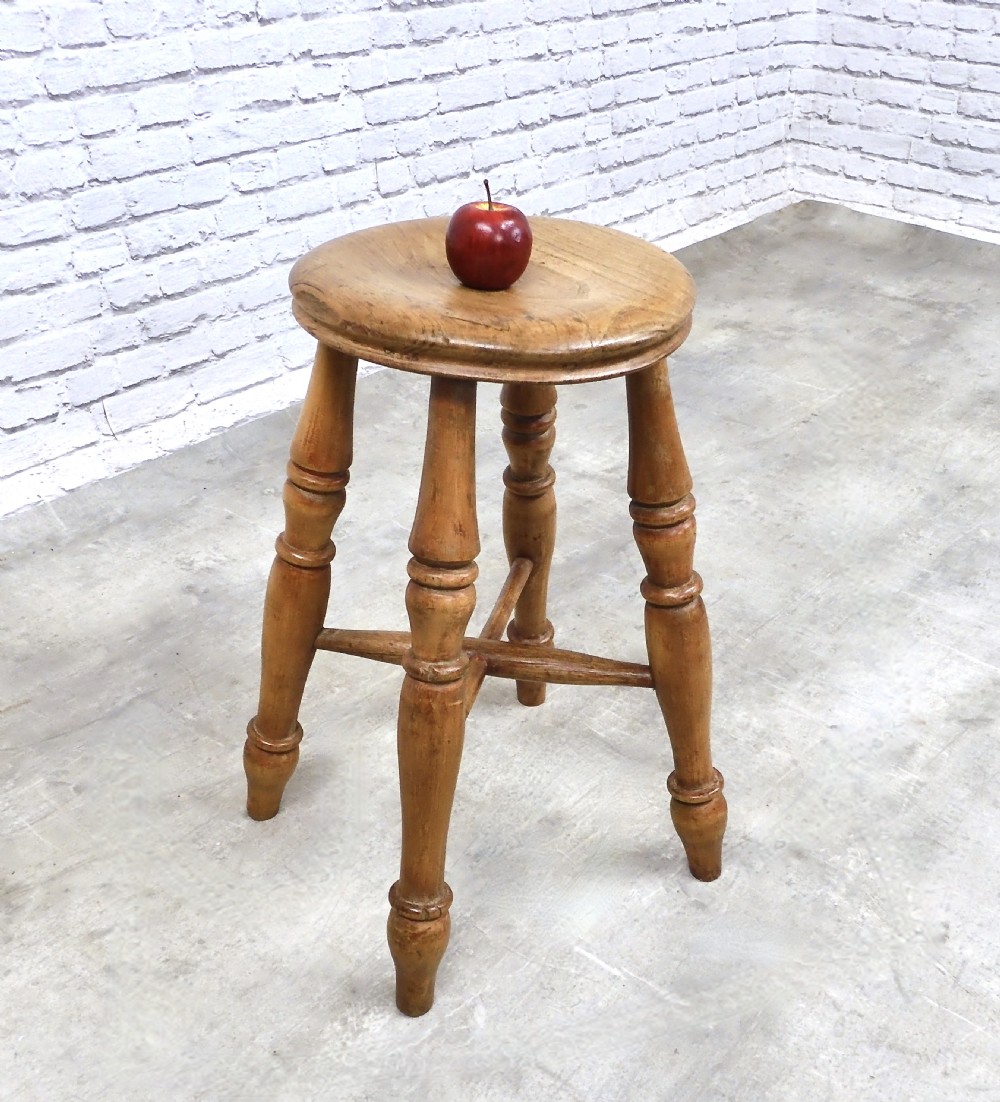 C19th Tavern Stool View II
