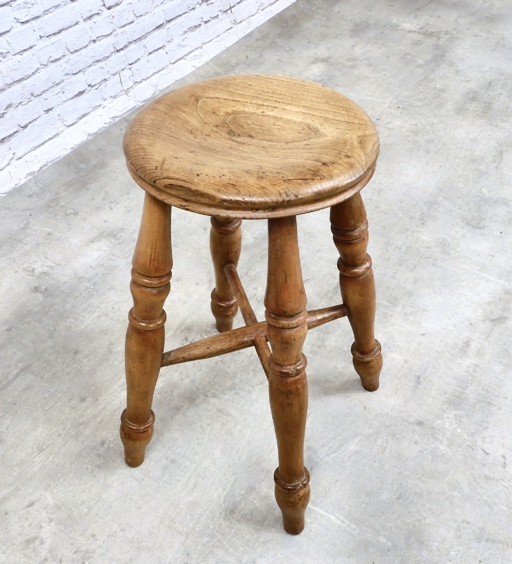 C19th Tavern Stool View III