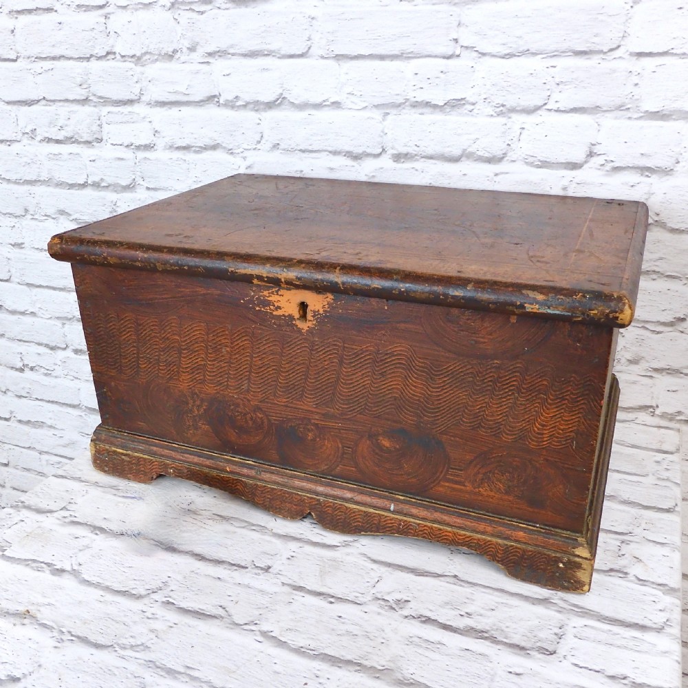 Painted Pine Chest