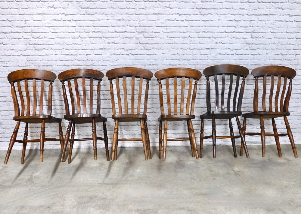 Windsor Kitchen Chairs x6 View V