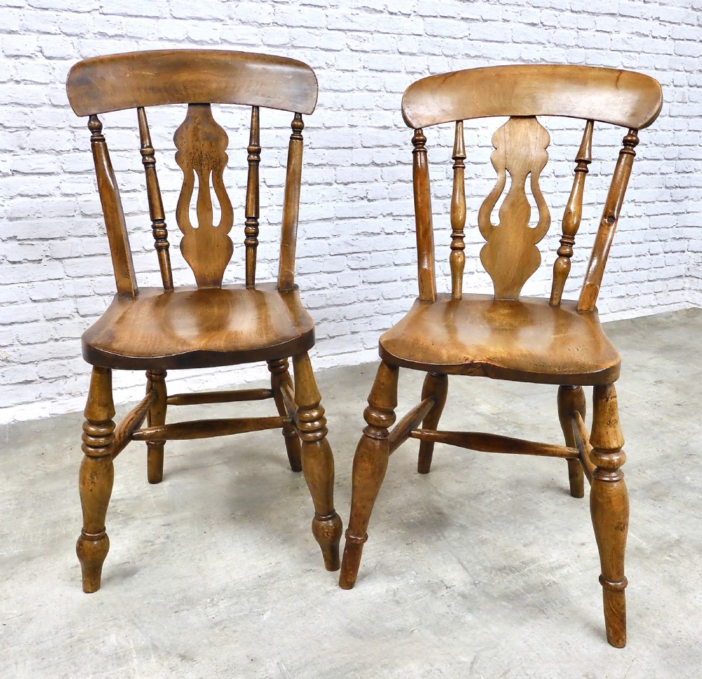 6x Windsor Kitchen Chairs View VIII