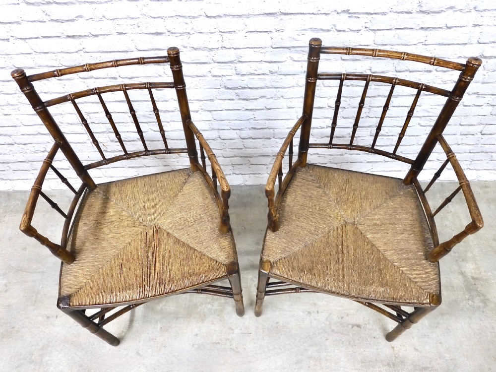 Arts & Crafts Sussex Armchairs View IV