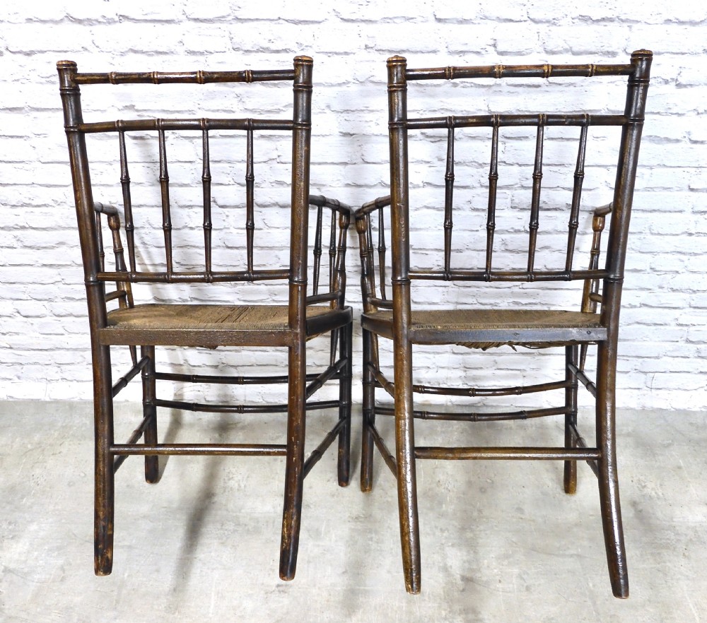 Arts & Crafts Sussex Armchairs View VII