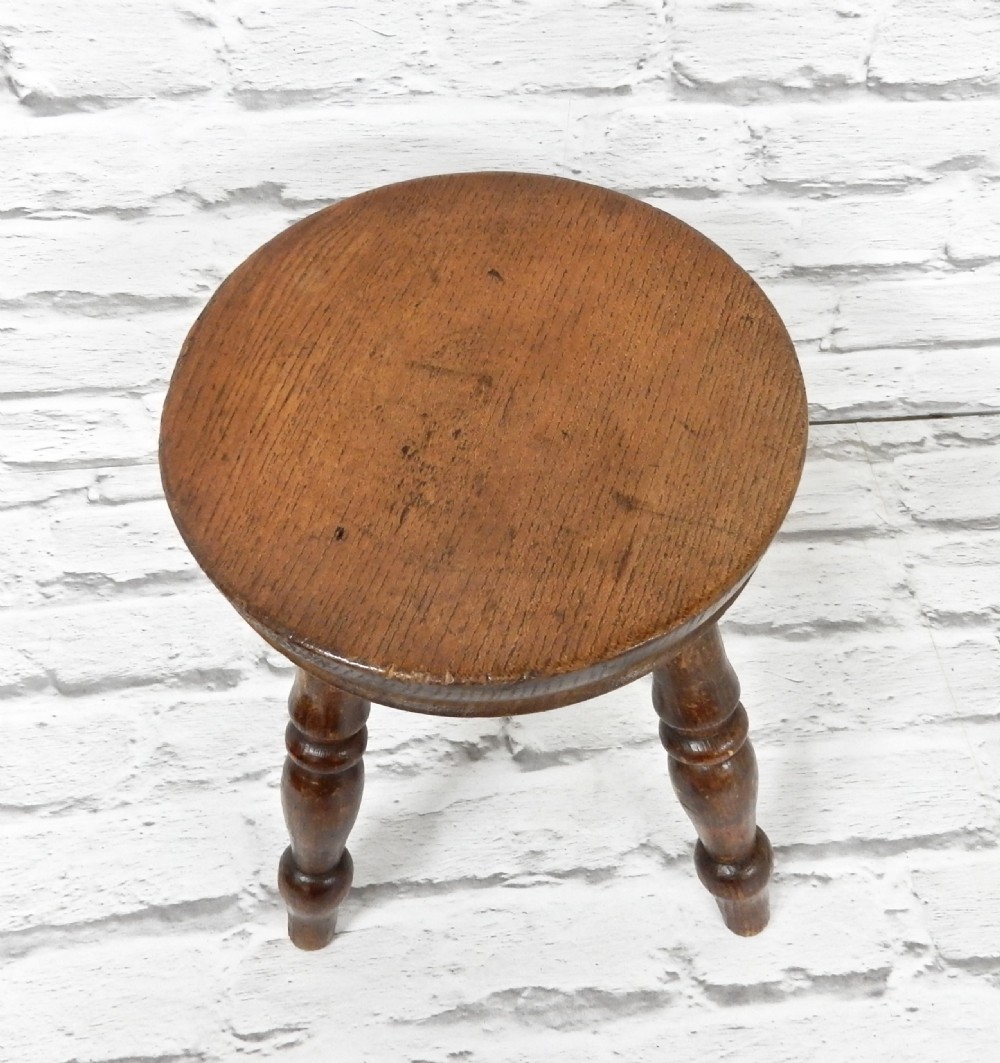 C19th Elm Country Stool View III