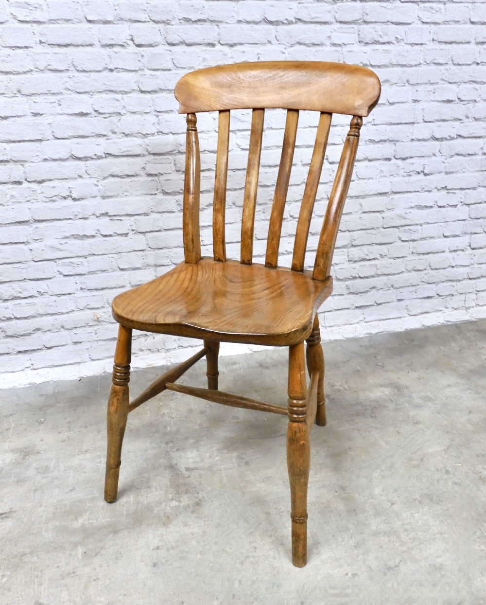 6x Farmhouse Windsor Kitchen Chairs View VI