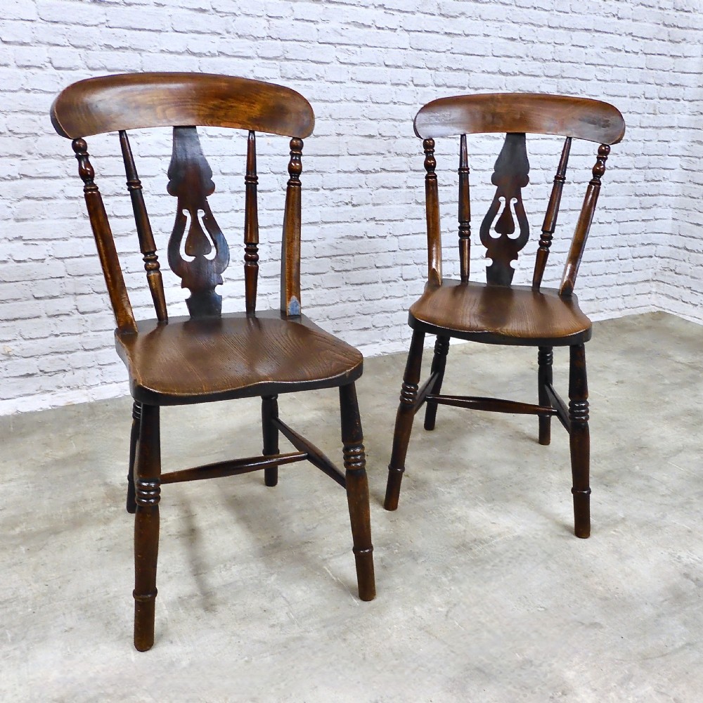 Windsor Kitchen Chairs x2