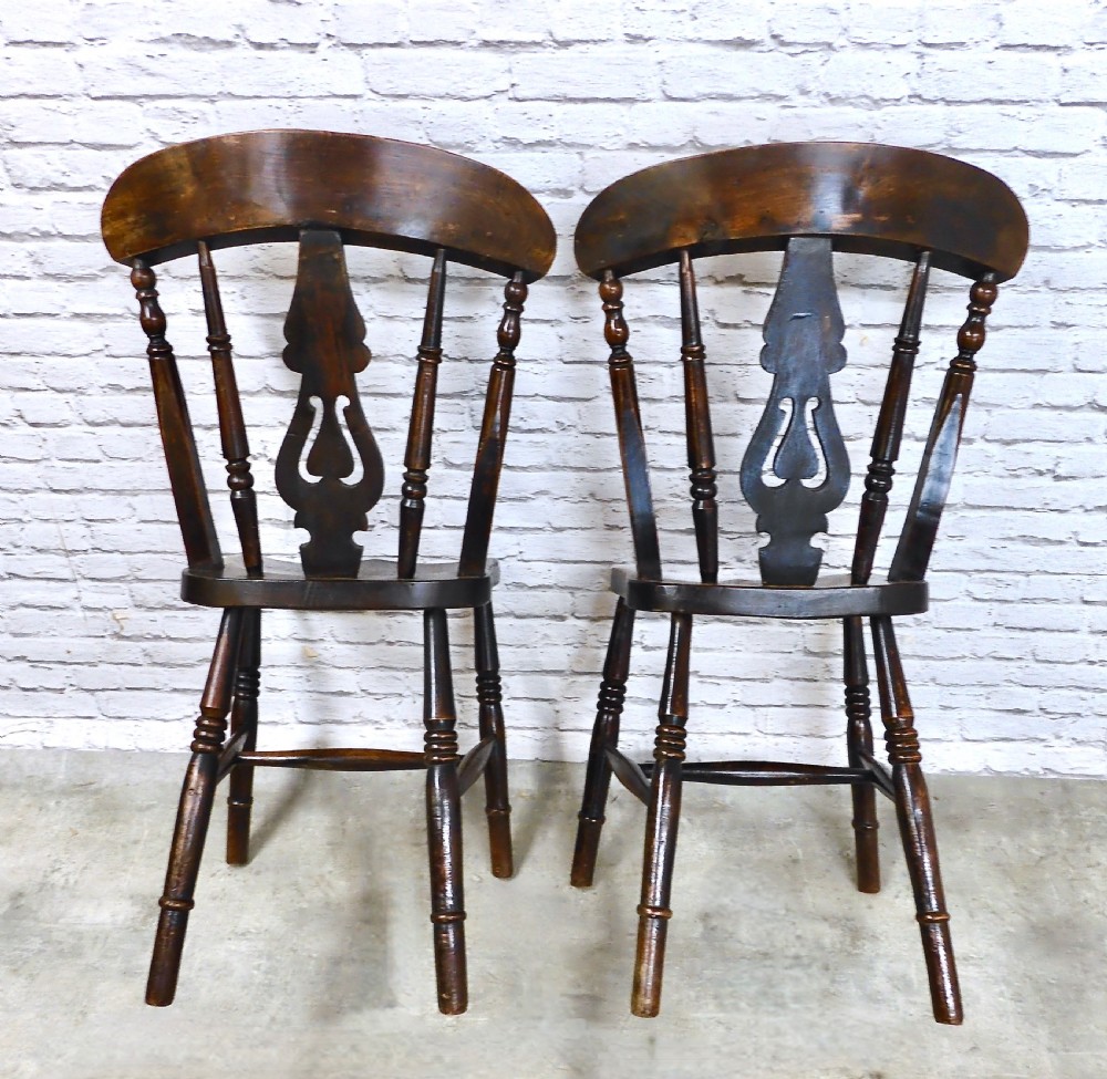 Windsor Kitchen Chairs x2 View V