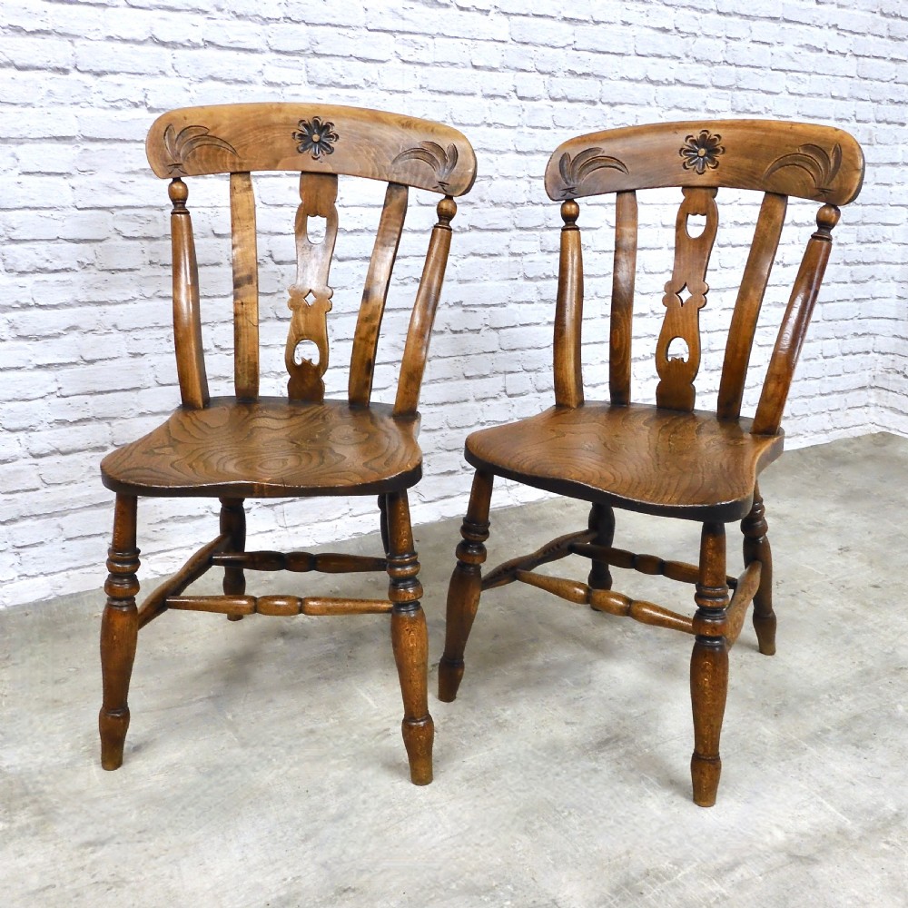 Windsor Kitchen Chairs x2 View II