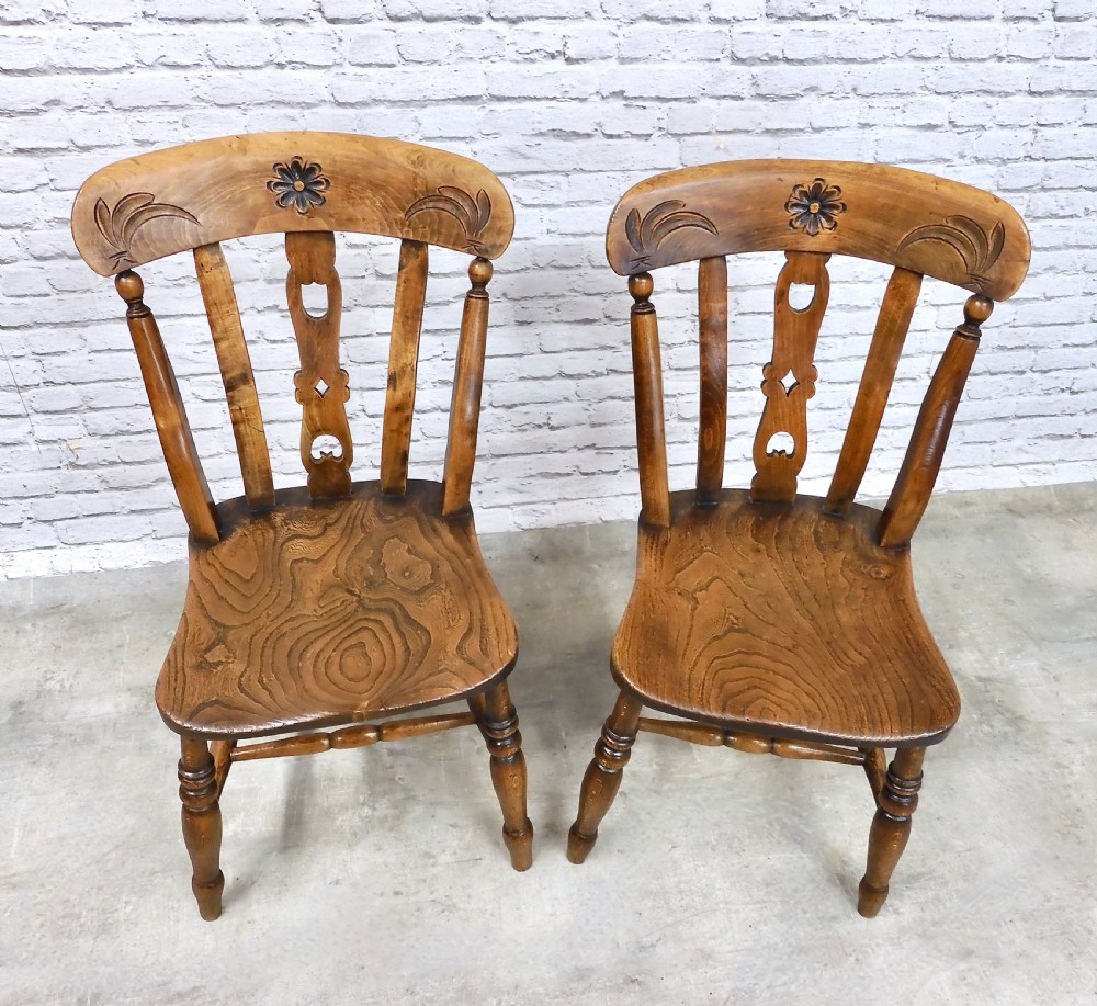 Windsor Kitchen Chairs x2 View III