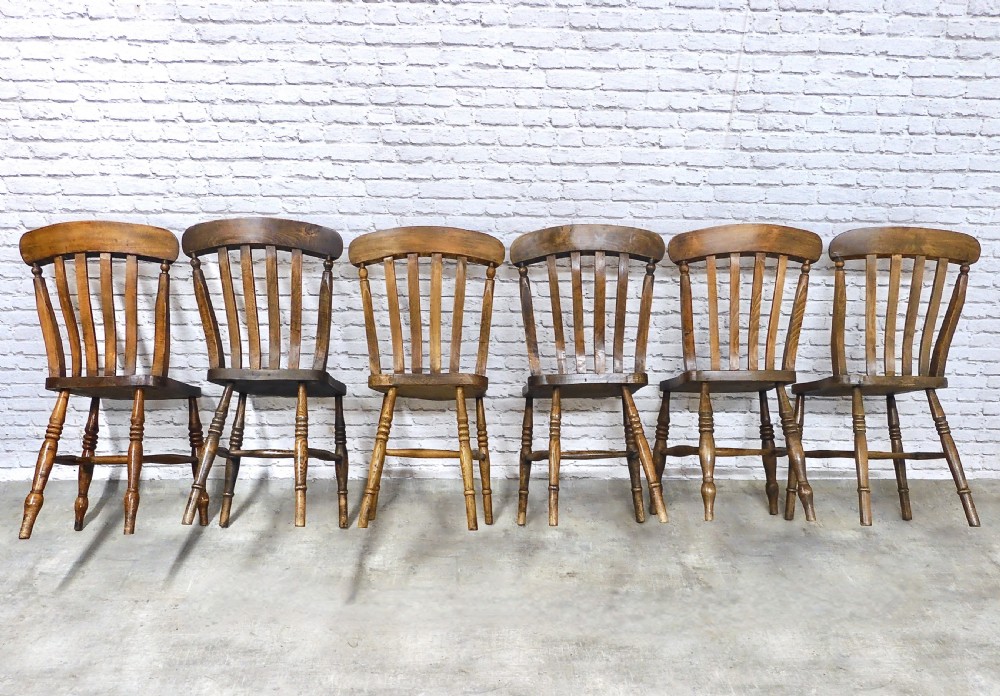 6x Farmhouse Kitchen Chairs View VI