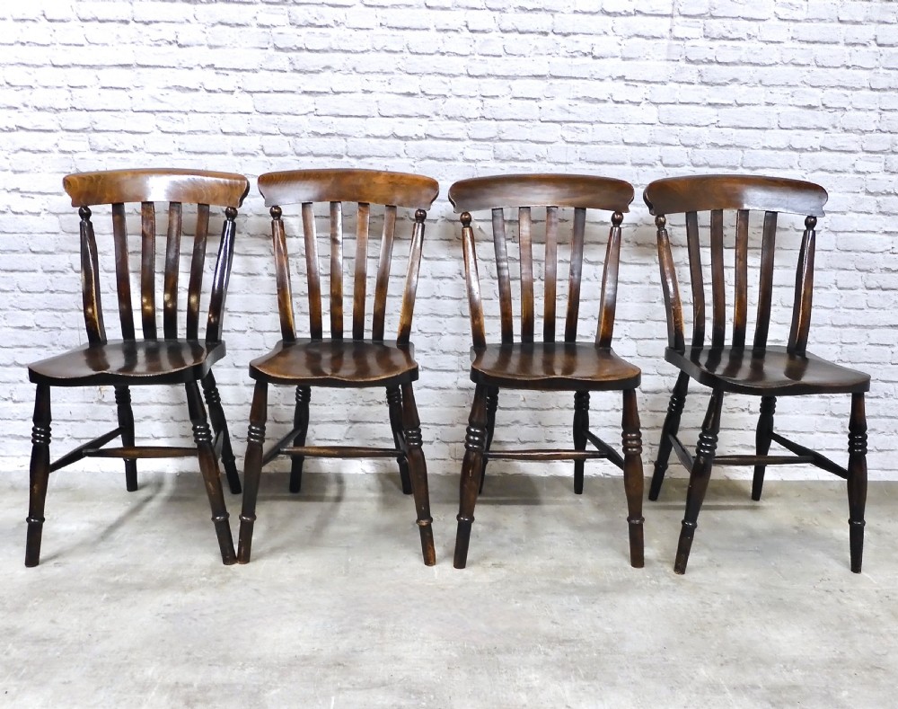 Set 4 Windsor Kitchen Chairs View II