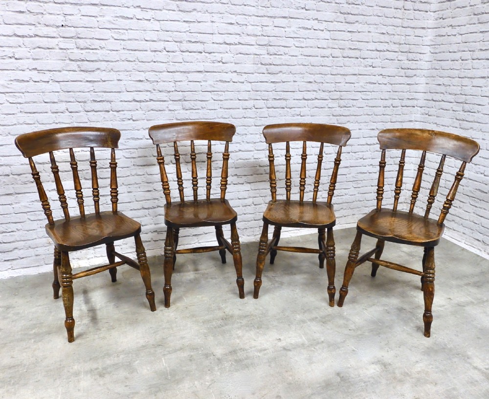 set 4 Windsor Kitchen Chairs View II