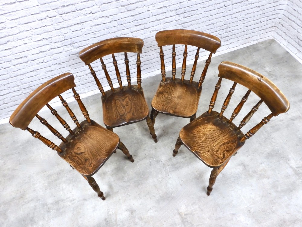 set 4 Windsor Kitchen Chairs View III