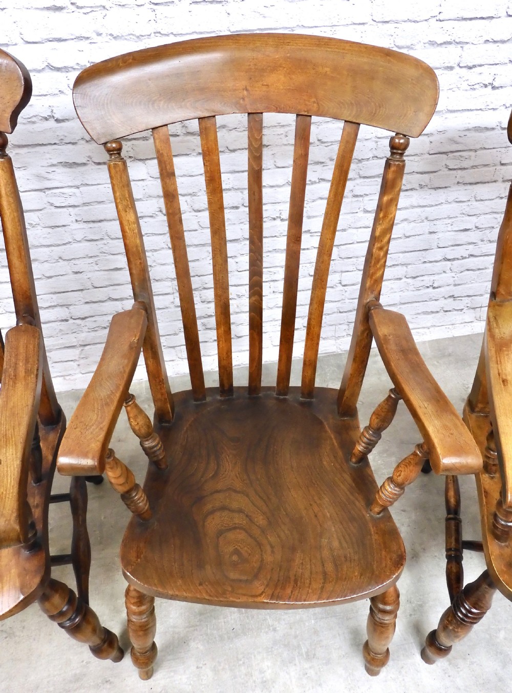 Large Windsor Armchairs x3 View VI