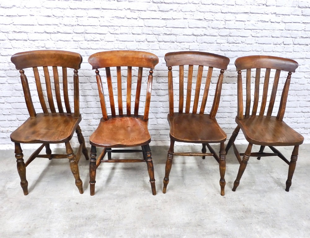 8x Farmhouse Kitchen Chairs View V