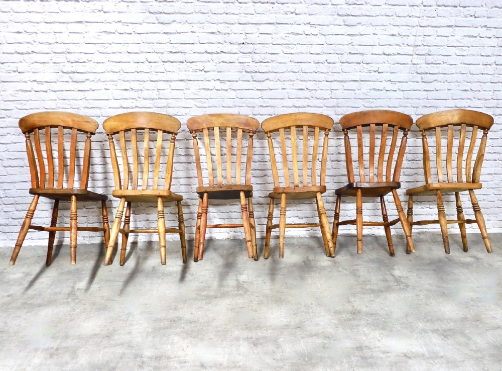 Windsor Kitchen Chairs x6 View V