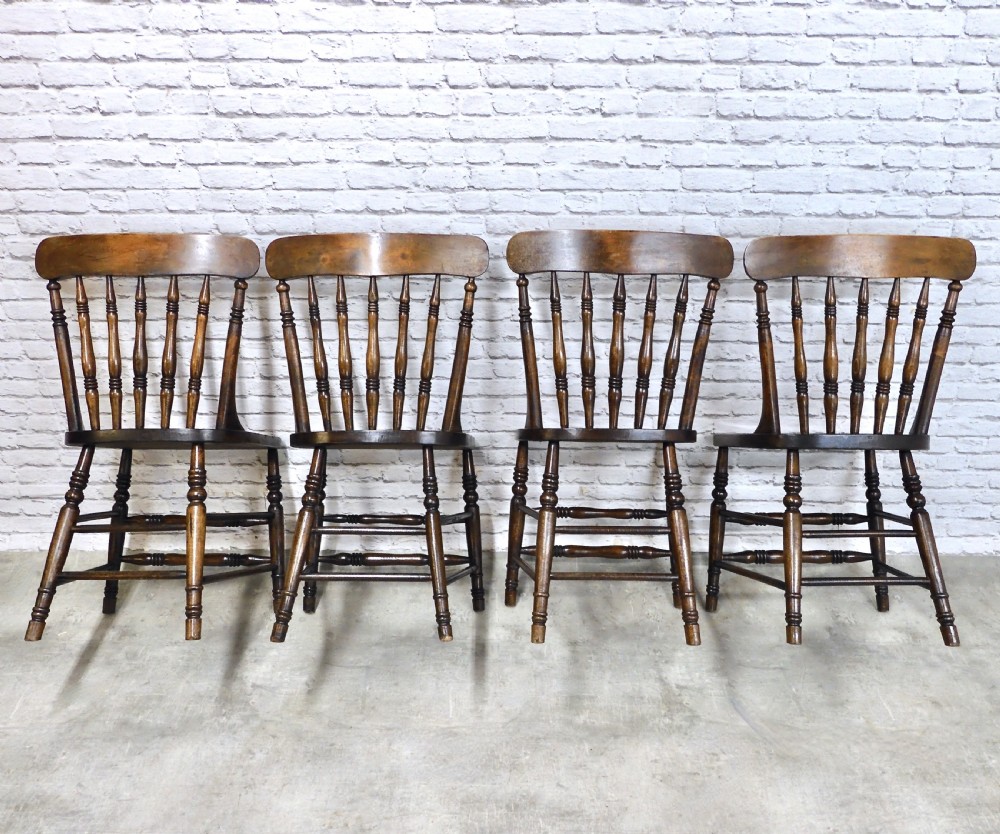 Set 4 Country kitchen Chairs View IV