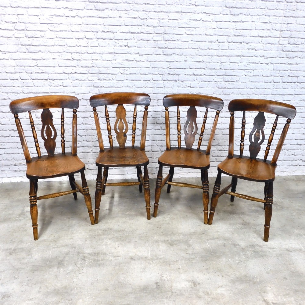 4X Farmhouse Kitchen Chairs View II