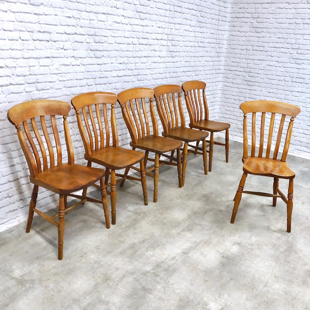 6x Farmhouse Kitchen Chairs View II