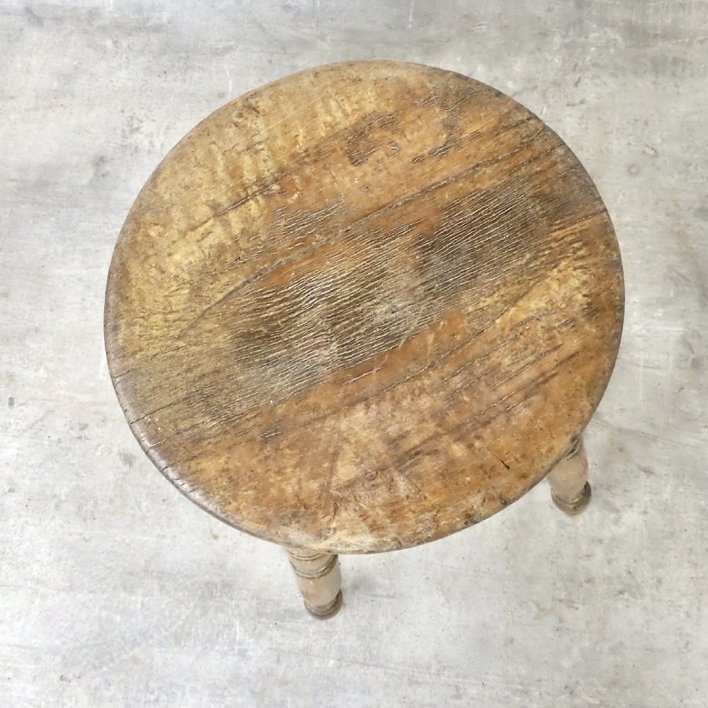 C19th Country Stool View III