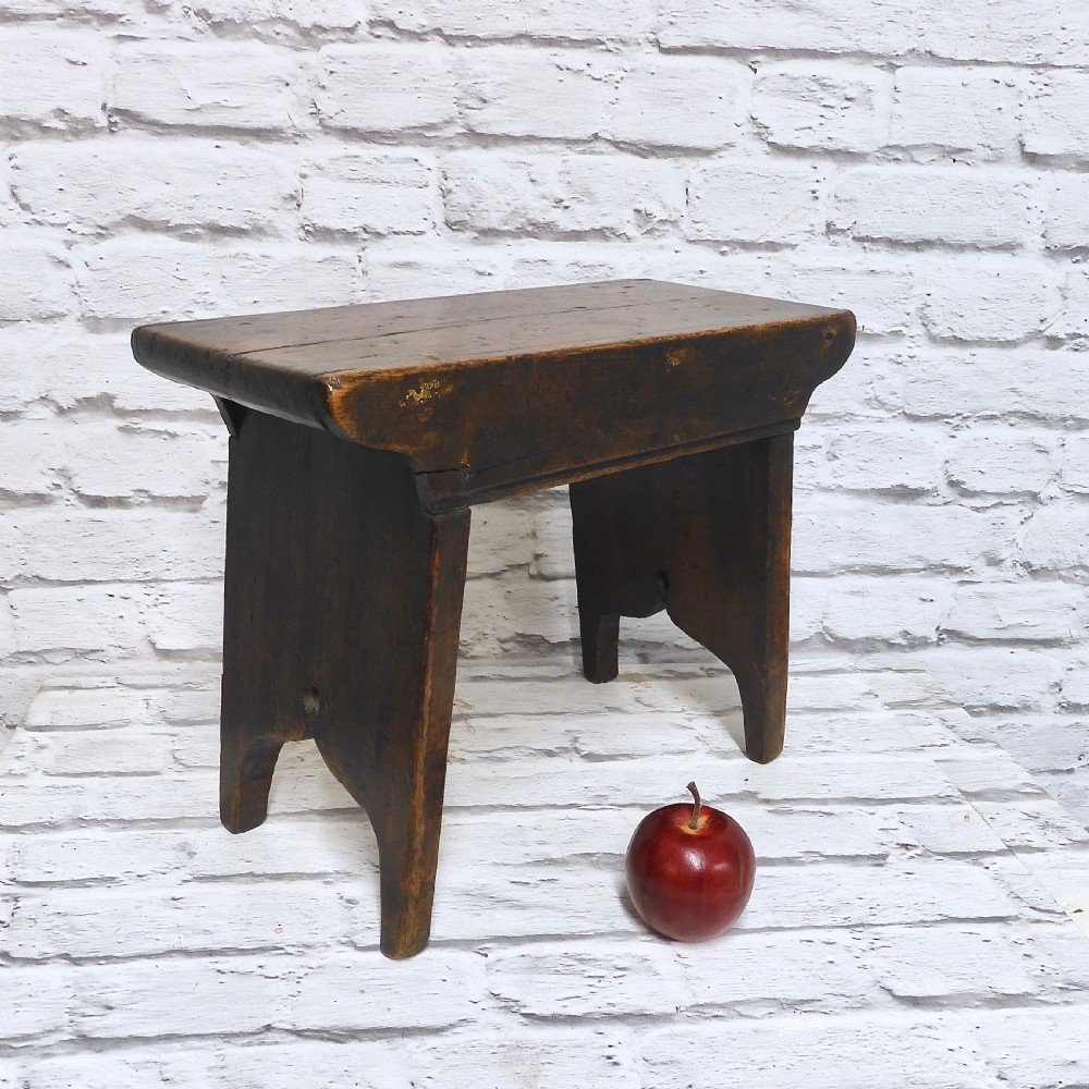 Small C19th Country Stool View II