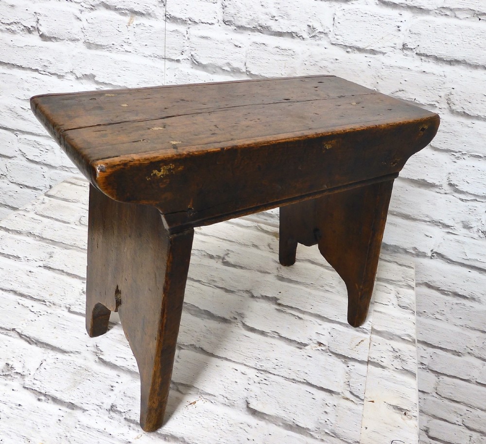 Small C19th Country Stool View III