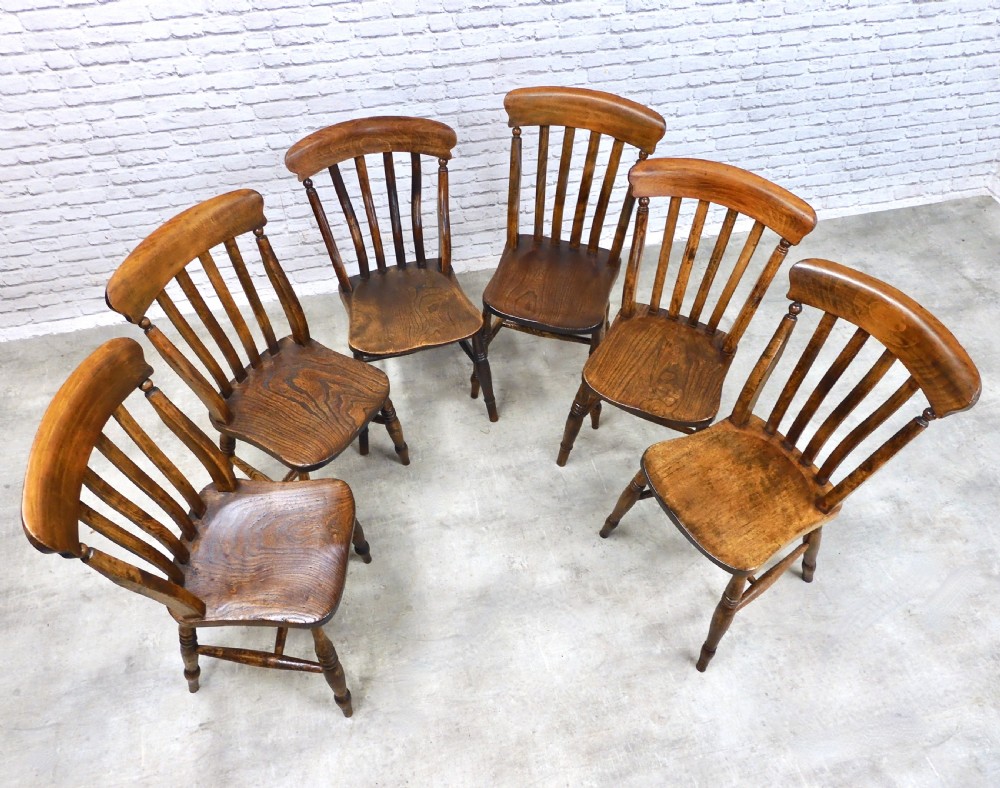 Farmhouse Windsor Kitchen Chairs x6 View V