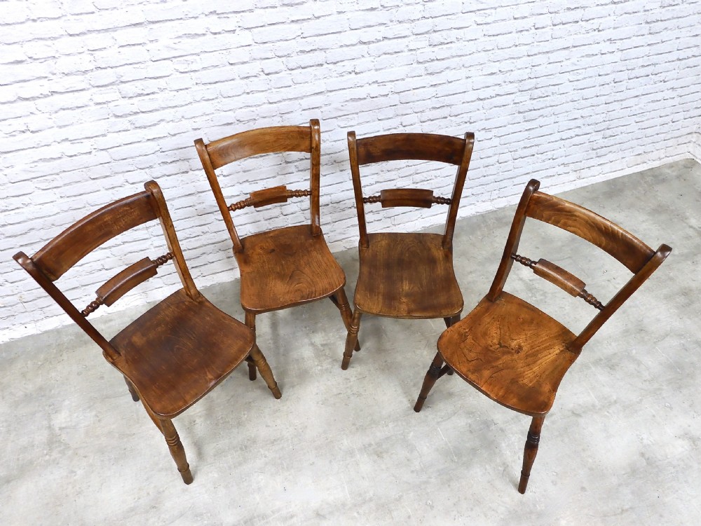 Farmhouse Kitchen Chairs x4 View III