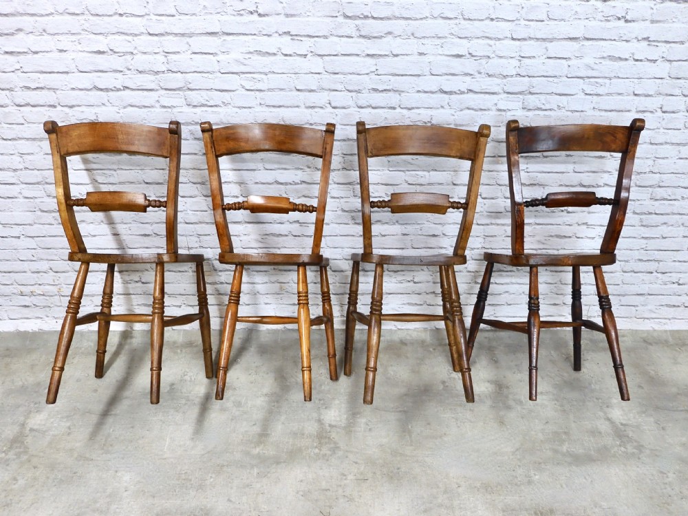 Farmhouse Kitchen Chairs x4 View IV