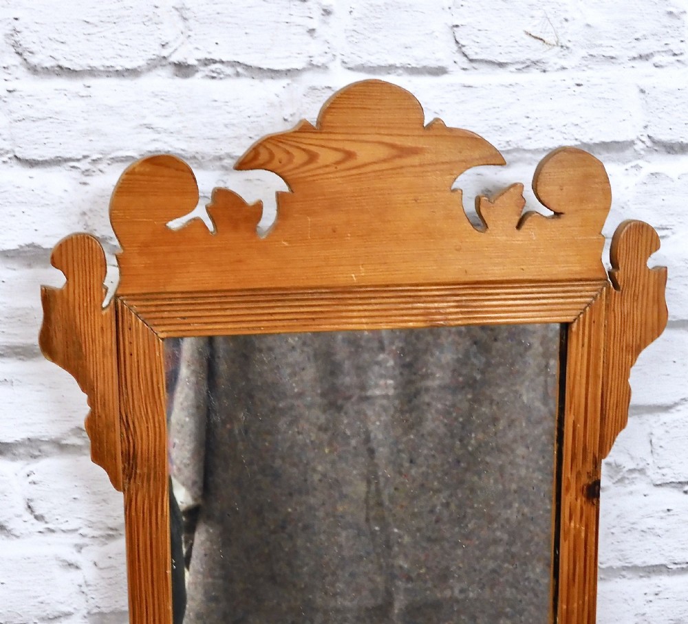 Pine Wall Mirror View III