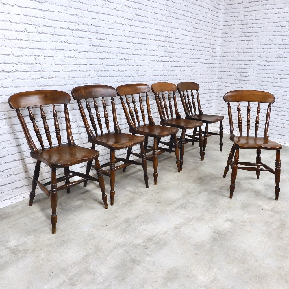 Set 6 Windsor Kitchen Chairs