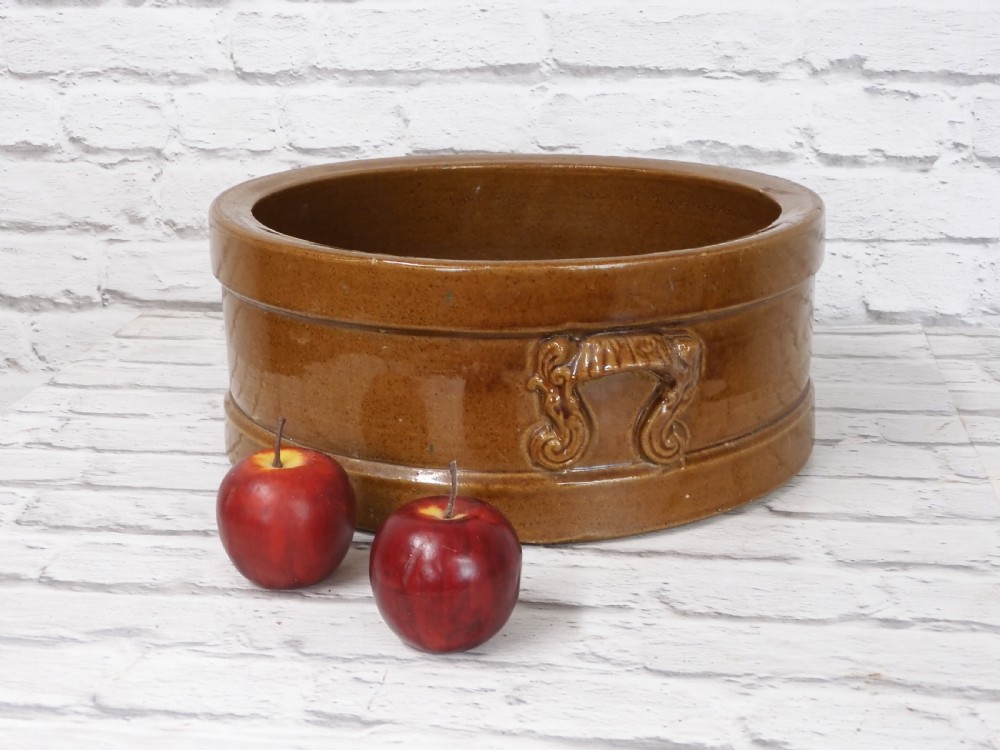 Large C19th Glazed Bowl View II