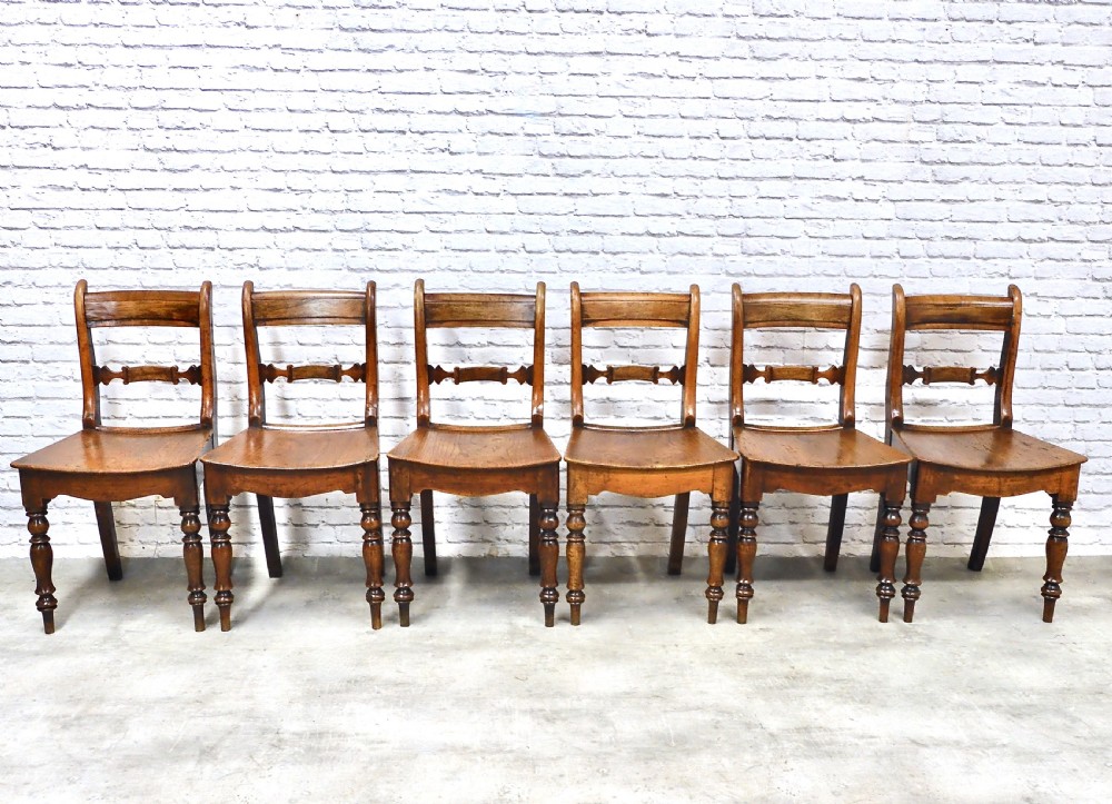 Set (6) Country Dining Chairs View II