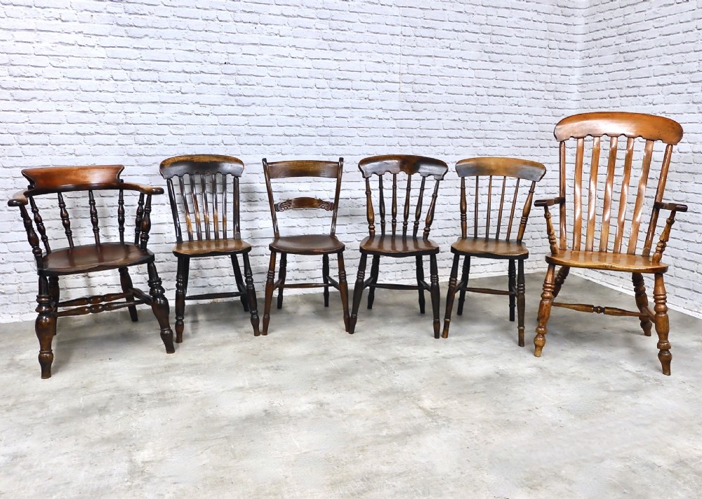 Farmhouse Kitchen Chair Set (6)