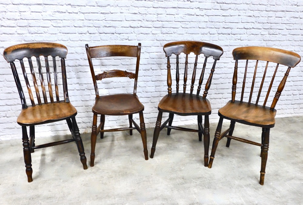 Farmhouse Kitchen Chair Set (6) View V