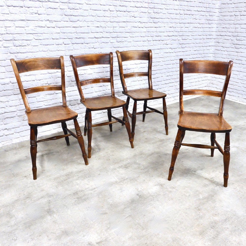 Windsor Farmhouse Kitchen Chairs x4