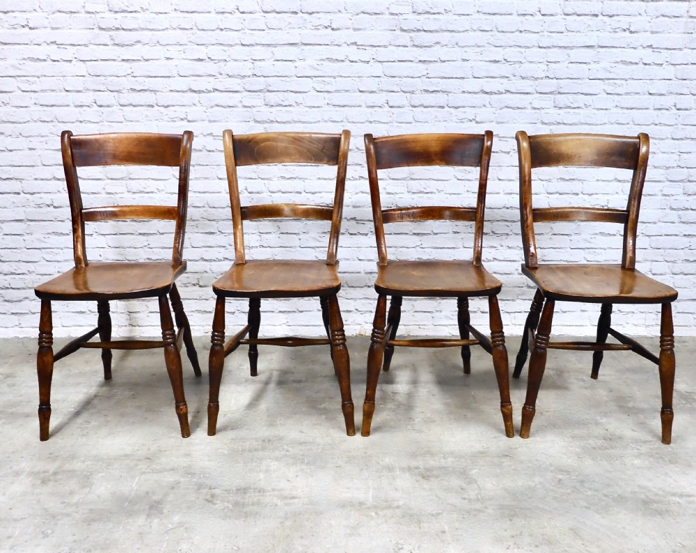 Windsor Farmhouse Kitchen Chairs x4 View II