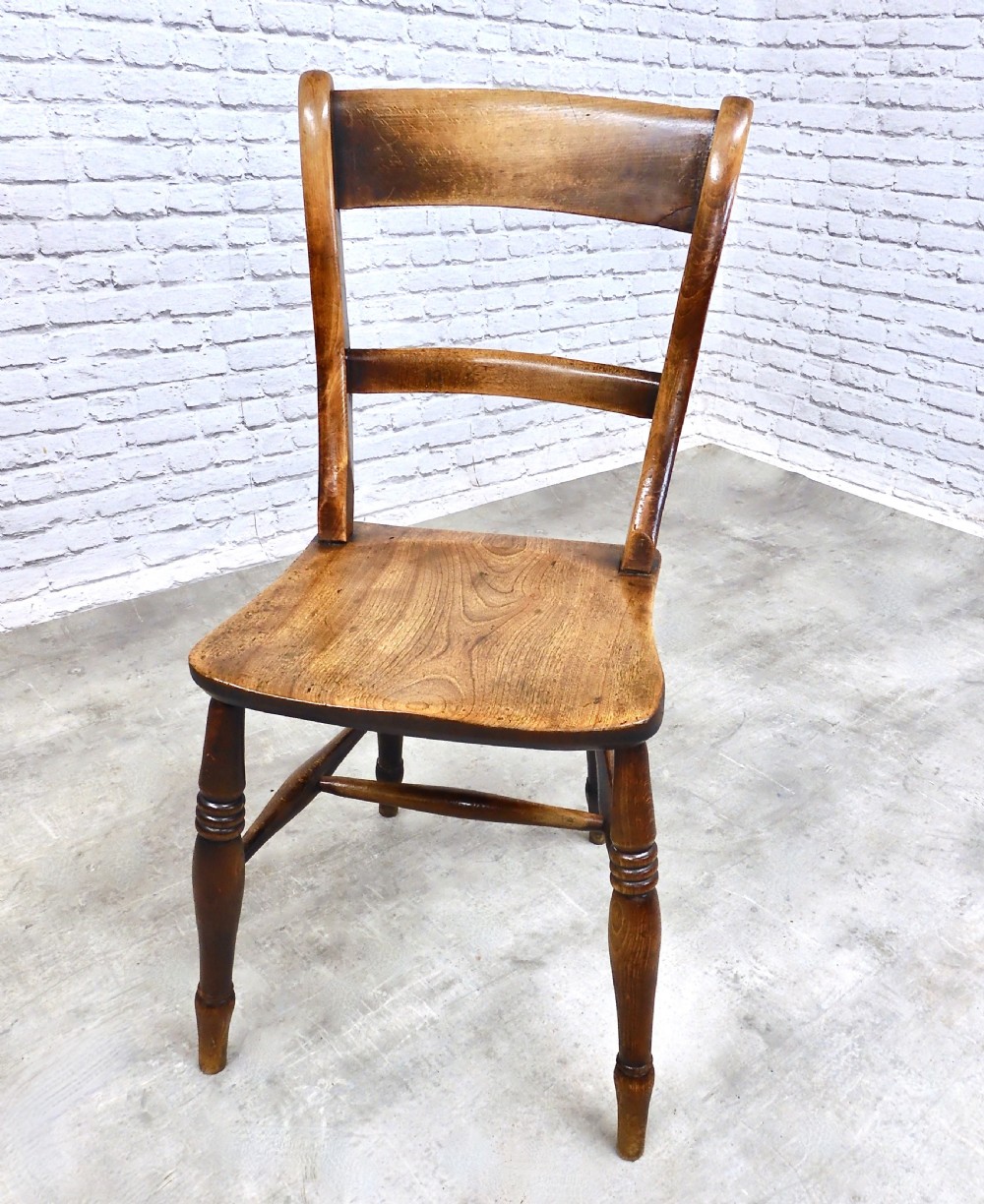 Windsor Farmhouse Kitchen Chairs x4 View V