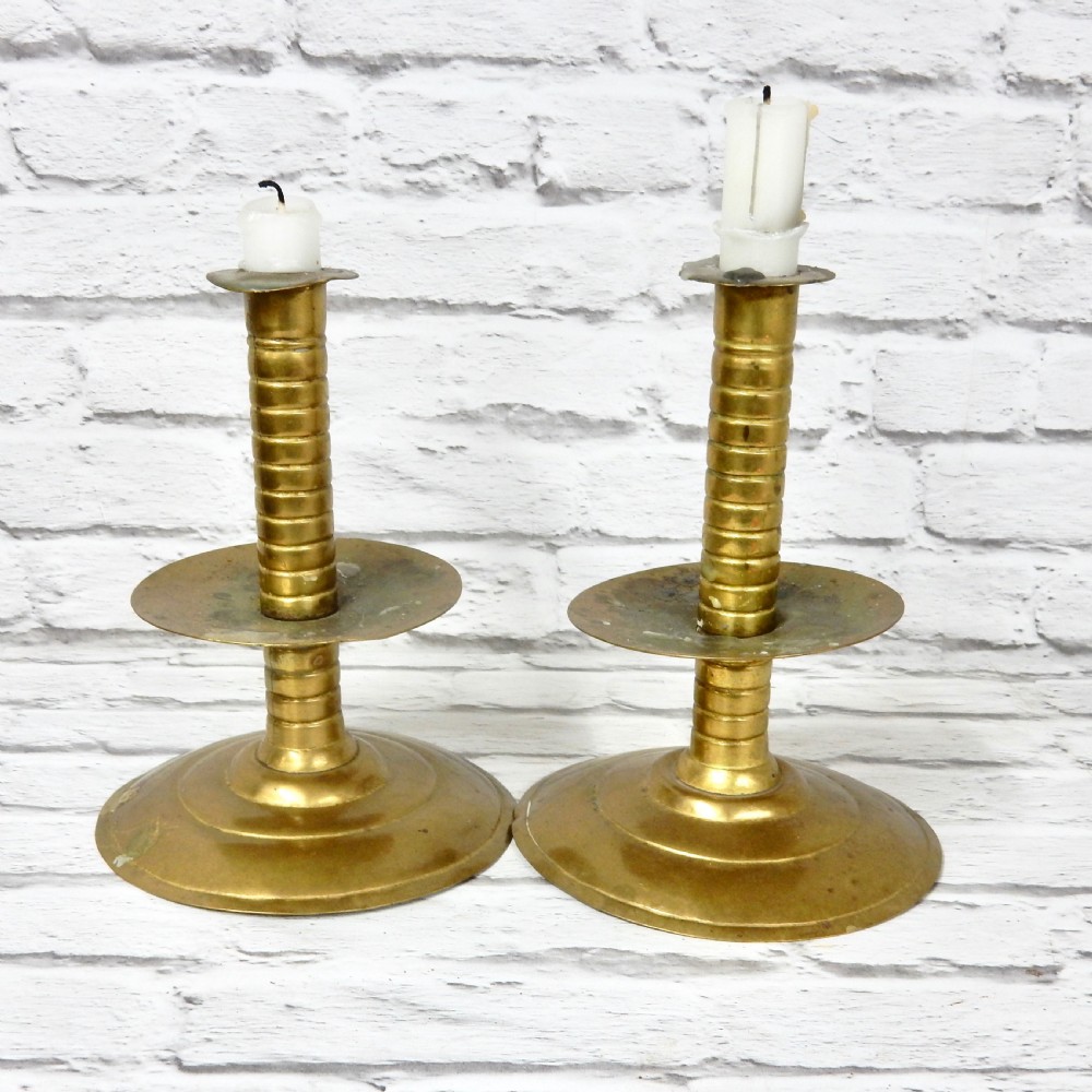 Pr Arts & Crafts Candlesticks View IV