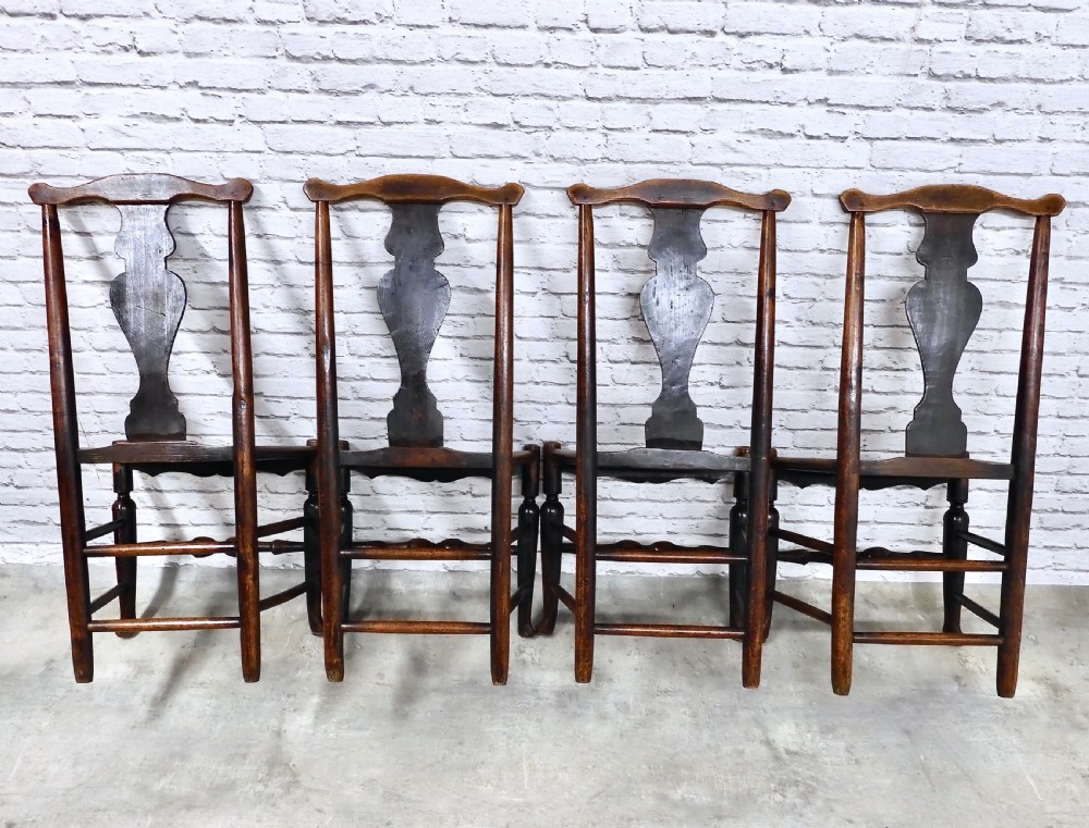 Georgian Country Kitchen Dining Chairs Set (4) View V