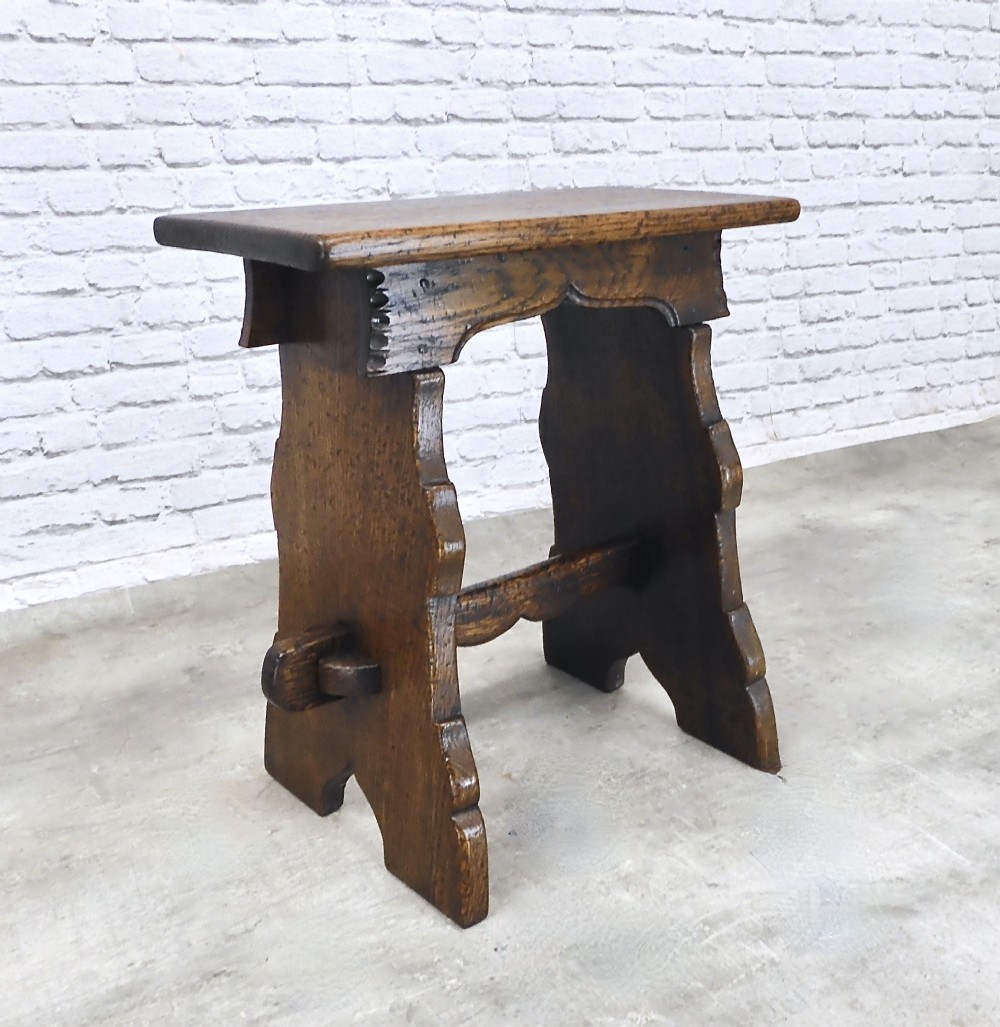 Oak Bench Stool